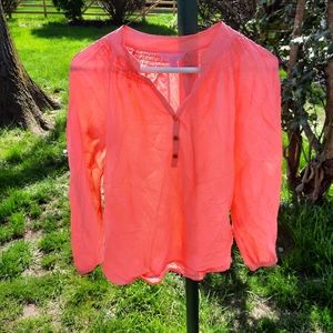 Lilly Pulitzer Orange 🧡 Blouse